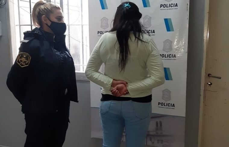 La mujer de 28 años quedó detenida