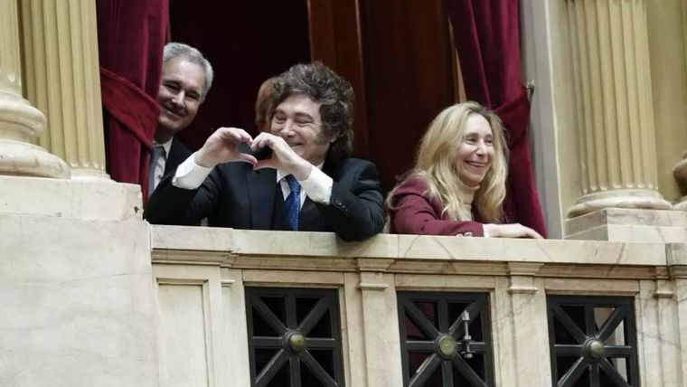 Javier Milei celebró el avance en el Congreso de una nueva reforma económica&nbsp;