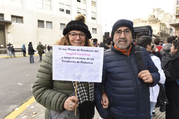 Marcha del personal de salud del Hospital Garrahan Marcha del personal de salud del Hospital Garrahan