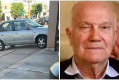 El Chevrolet Corsa de José Massó, el jubilado y finquero desaparecido en Guaymallén.&nbsp;