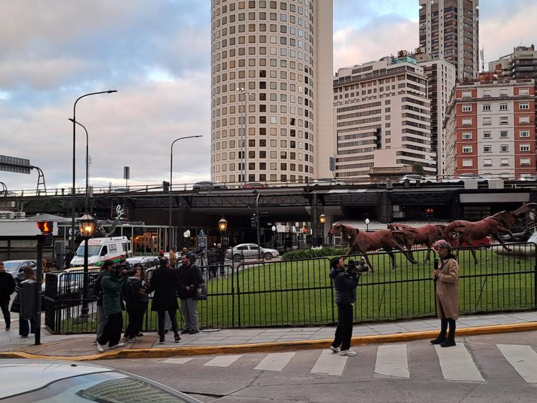 El Four Seasons presentó un panorama inusualmente tranquilo durante la jornada del jueves.