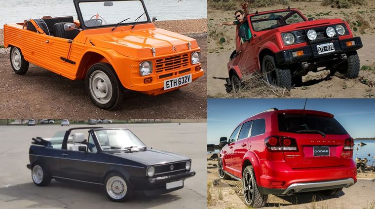 En la imagen, los cuatro vehículos recomendados.