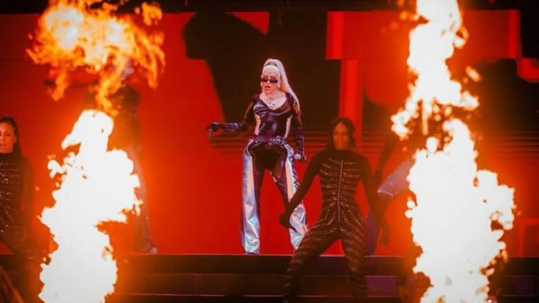 Christina Aguilera En Chile. Foto: @xtina