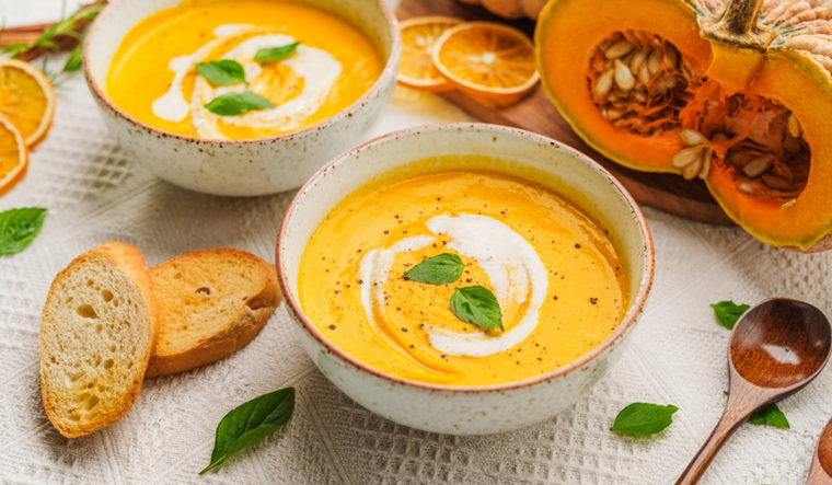 Receta de crema de calabaza y zanahoria: ideal para días fríos Foto: Shutterstock