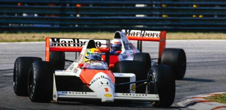 Ayrton Senna no respetó el Ayrton Senna no respetó el