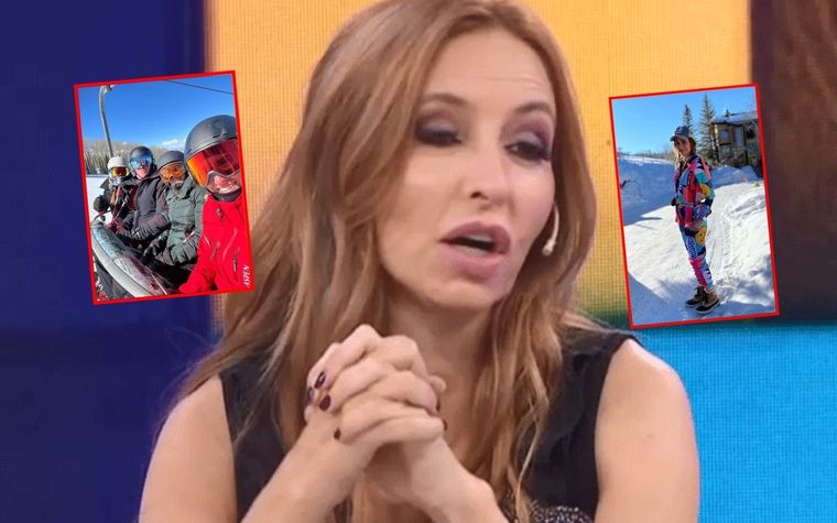 Desesperante Analía no pudo ayudar a su amiga de caer de la aerosilla.