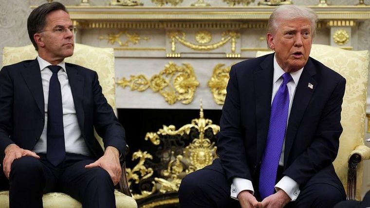"Cada vez que hablo con Vladimir, tengo buenas conversaciones y luego no llegan a nada", dijo Trump después de una reunión con el secretario general de la OTAN, Mark Rutte.
