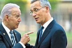 Joe Biden y el titular de la OTAN, Jens Stoltenberg. Foto: Reuters Joe Biden y el titular de la OTAN, Jens Stoltenberg. Foto: Reuters