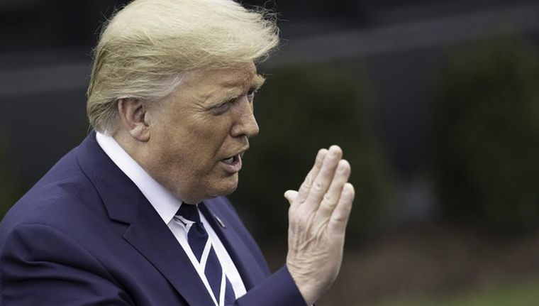 Donald Trump sostiene la postura de Israel. Foto: NA Donald Trump sostiene la postura de Israel. Foto: NA