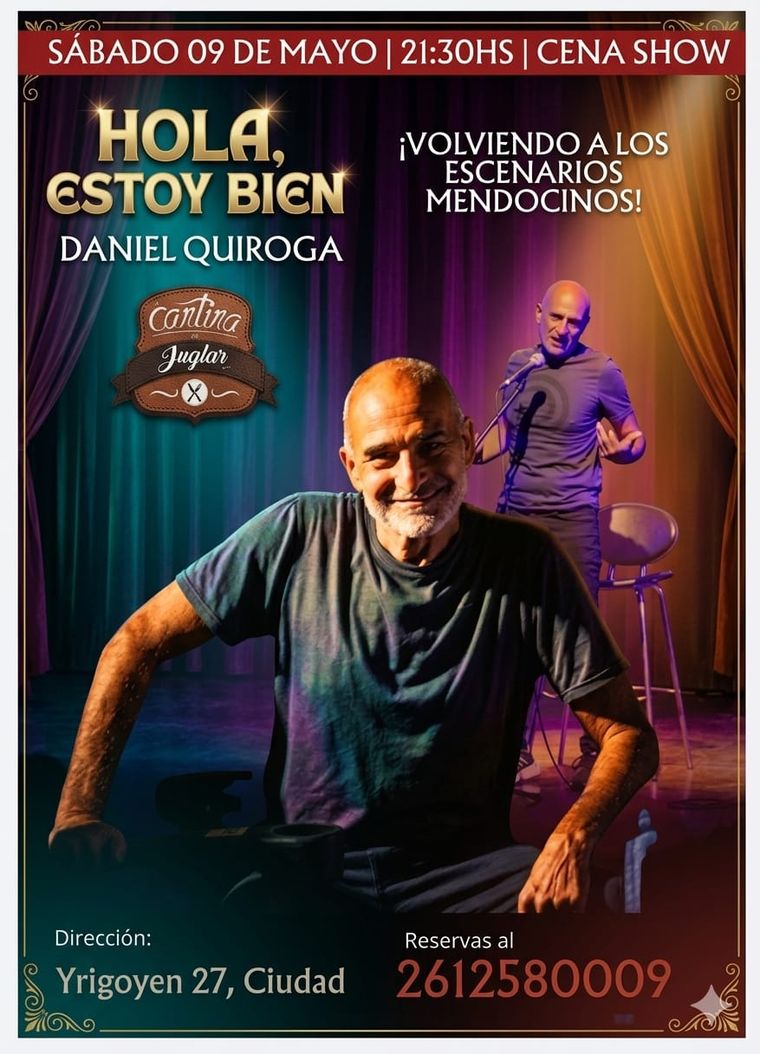 Daniel Quiroga en una cena show imperdible. Daniel Quiroga en una cena show imperdible.