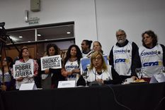 Intervención de Conadu Histórica en el Plenario del CIN Foto: Conadu Histórica