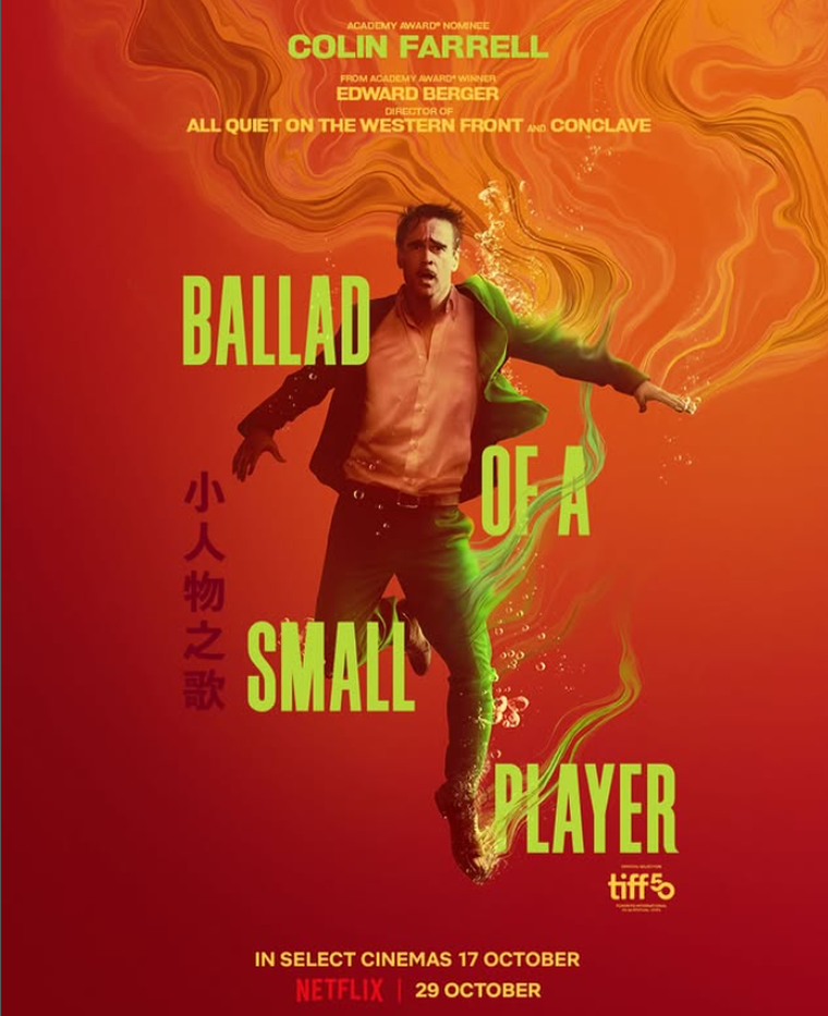 Ballad of a Small Player, la propuesta de Edward Berger para La Concha de Oro. Créditos: Instagram / eeedwardberger Ballad of a Small Player, la propuesta de Edward Berger para La Concha de Oro. Créditos: Instagram / eeedwardberger