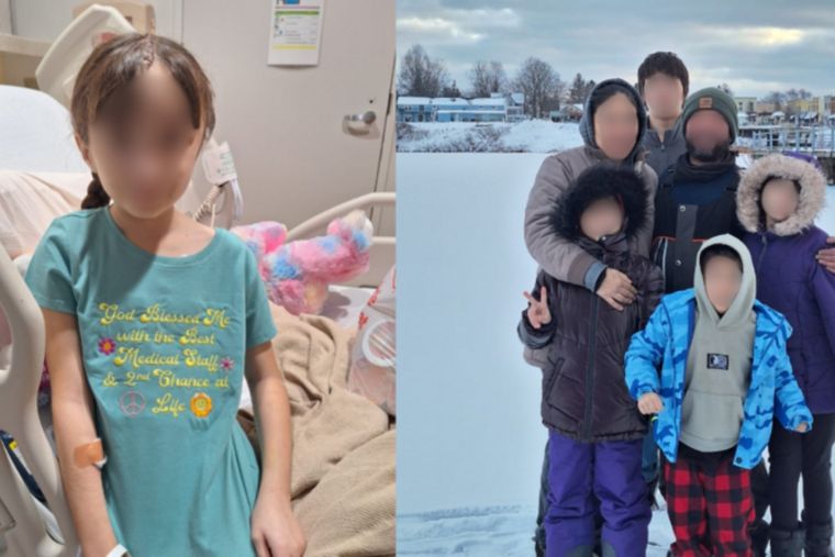 La niña estadounidense con cáncer que fue deportada con su familia a México y no tiene acceso al tratamiento para su enfermedad. Foto: BBC MUNDO.