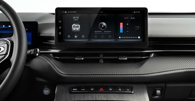Interior del SUV Foto: Haval