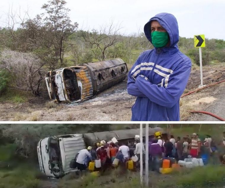 Infierno La explosión dejó más de medio centenar de víctimas. Imágenes: El Tiempo (Colombia).