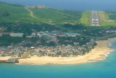 La isla de Annobón desde arriba. Foto: Instagram | @guinea_equatorial
