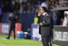 Tras el empate en Ecuador, el entrenador de River habló sobre la desventaja que tiene River en el Superclásico ante Boca. Foto: EFE