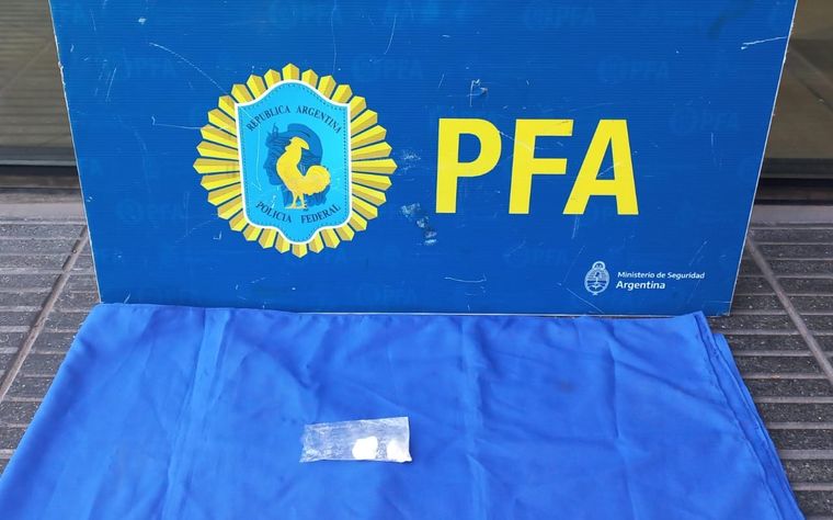 La cocaína secuestrada Foto: Policía Federal