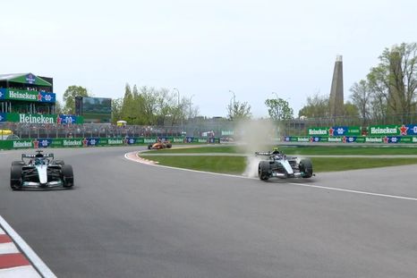 Mercedes vivió una situación incómoda en Montreal durante la lucha entre sus dos pilotos. Mercedes vivió una situación incómoda en Montreal durante la lucha entre sus dos pilotos.