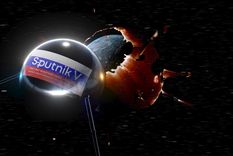 El logotipo de la primera vacuna rusa contra el coronavirus. Foto: RT