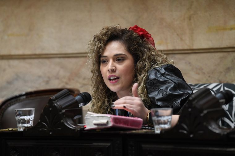 Lourdes Arrieta votó a favor del aumento a los jubilados. Lourdes Arrieta votó a favor del aumento a los jubilados.