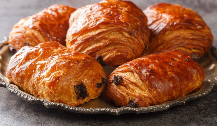 Napolitanas de chocolate: un clásico de la repostería francesa Foto: Shutterstock
