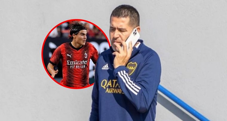 Riquelme y la decisión con Luka Romero. Foto: MDZ