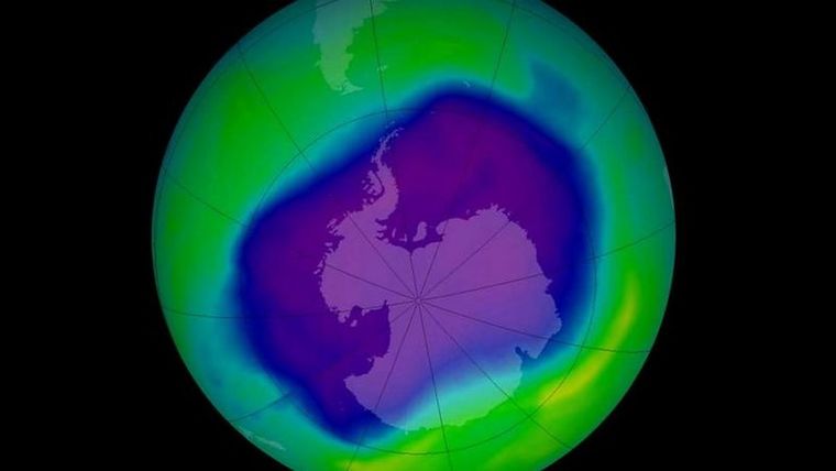 Eh 1985, los científicos encontraron un hueco en la capa de ozono como consecuencia de los gases CFC. Foto: GETTY IMAGES