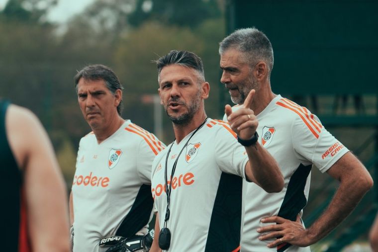 Demichelis prepara cambios para enfrentar a Huracán. Foto: River Plate
