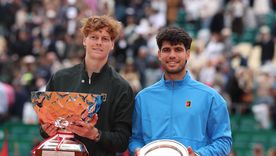 Carlos Alcaraz se deshizo en elogios hacia Jannik Sinner tras perder la final de Montecarlo. Carlos Alcaraz se deshizo en elogios hacia Jannik Sinner tras perder la final de Montecarlo.