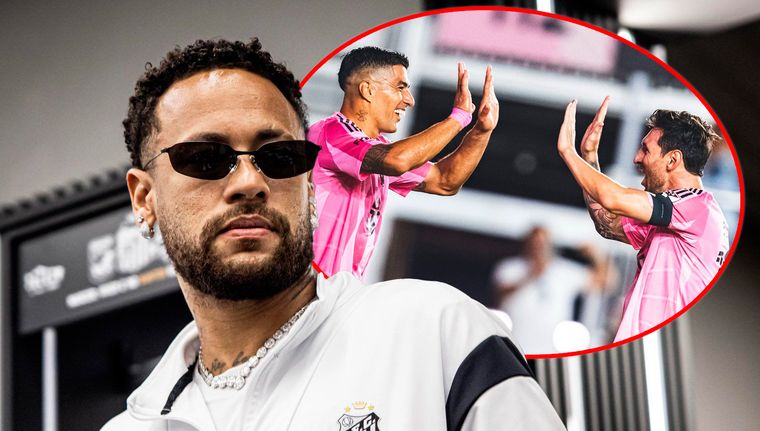 Neymar podría reencontrarse con Messi y Suárez en inter Miami.