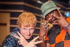 Ed Sheeran y Jamal Edwards. Foto: Maharashtrapradesh.