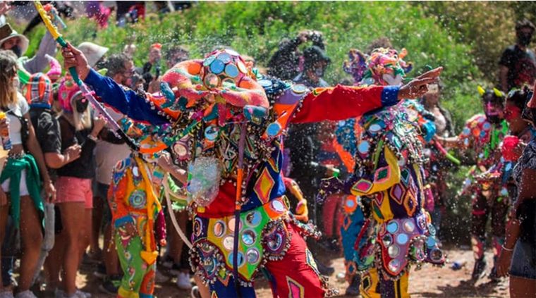El Carnaval se celebra como cada año en San Salvador de Jujuy Foto: TELAM
