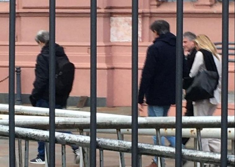 Amado Boudou reapareció sorpresivamente en Casa Rosada Foto: Noticias Argentinas