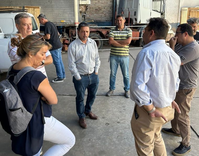 Carlos Daparo detalló los trabajos que se están realizando en las escuelas de Mendoza Foto: DGE
