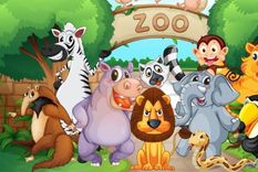 Desafío viral, diferencias, zoo Desafío viral, diferencias, zoo