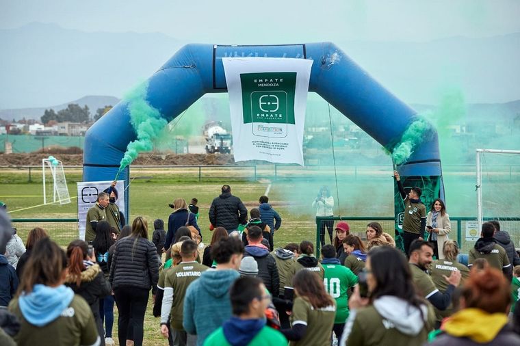 Mendoza tendrá su primera escuela de fútbol para niños, niñas y adolescentes con síndrome de down Foto: Gentileza ADOM
