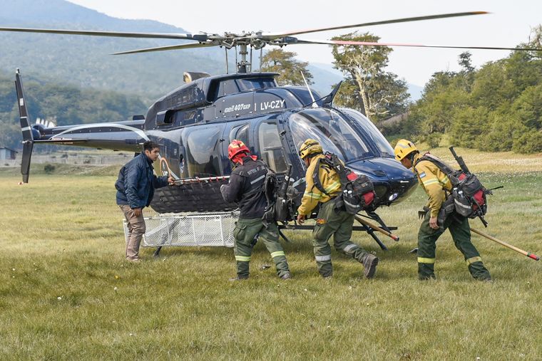 El fuego continúa descontrolado en la Patagonia Foto: Télam