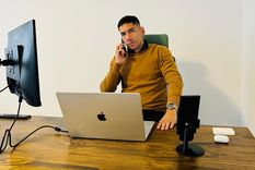 Franco Bovone, el emprendedor que pasó de vivir en situación de calle, a dirigir una empresa con más de 250 clientes. Foto: Gentileza