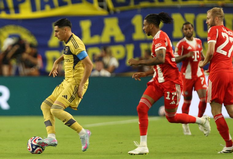 El goleador Miguel Merentiel convirtió el empate transitorio que hizo ilusionar a todo Boca. 