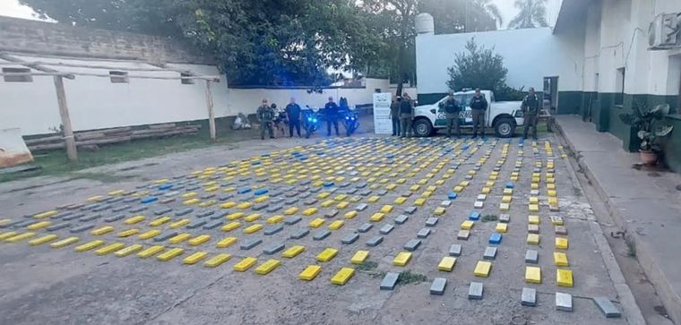 Cargamento de cocaina secuestrada Foto: NA