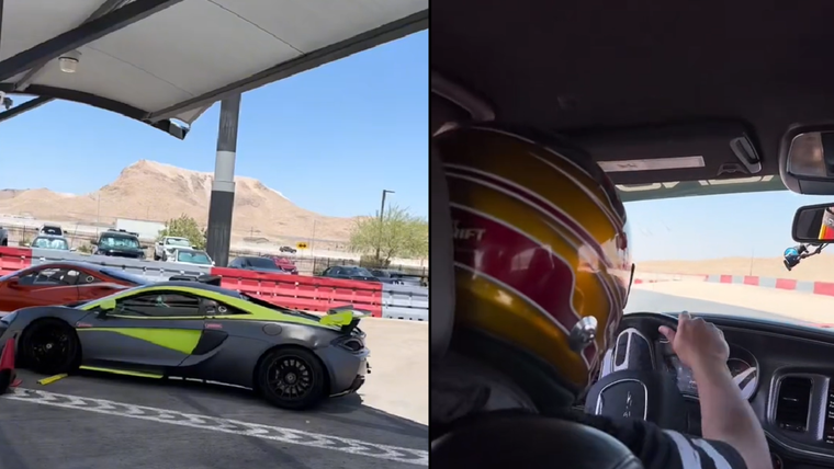 Existe una pista especial en Las Vegas Foto: Captura video