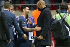 Messi y Henry, en París. Foto: Getty Images