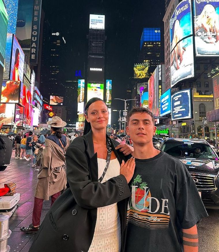 Oriana y Dybala comparten en sus redes sociales sus increíbles vacaciones en Nueva York Foto: Instagram Oriana Sabatini