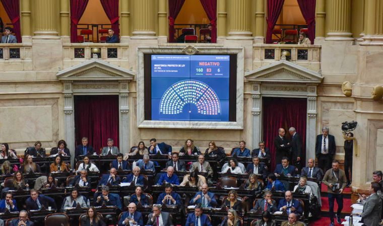 Diputados mantuvieron el veto a las jubilaciones con 83 votos negativos.