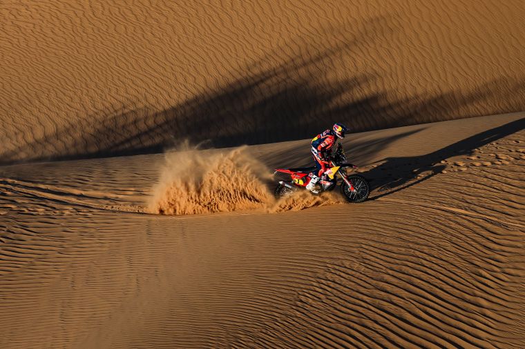 Daniel Sanders fue protagonista de un accidente en la Etapa 10.