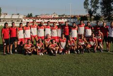 El Globo se entrenó en La Quemita, el predio de Huracán de Parque Patricios. Foto: Prensa HLH