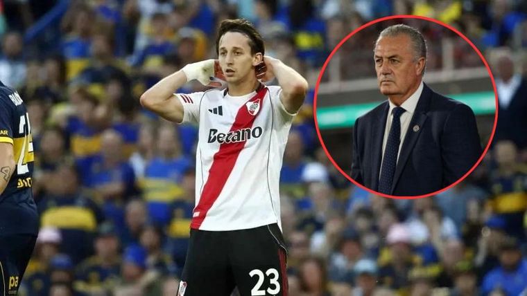 Galarza Fonda reveló el gesto de Alfaro por su mal momento en River.