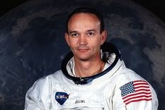 Michael Collins se quedó orbitando la Luna mientras sus compañeros Neil Armstrong y Buzz Aldrin caminaban por el satélite. Foto: REUTERS
