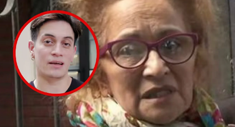 El peluquero y su madre Foto: gentileza